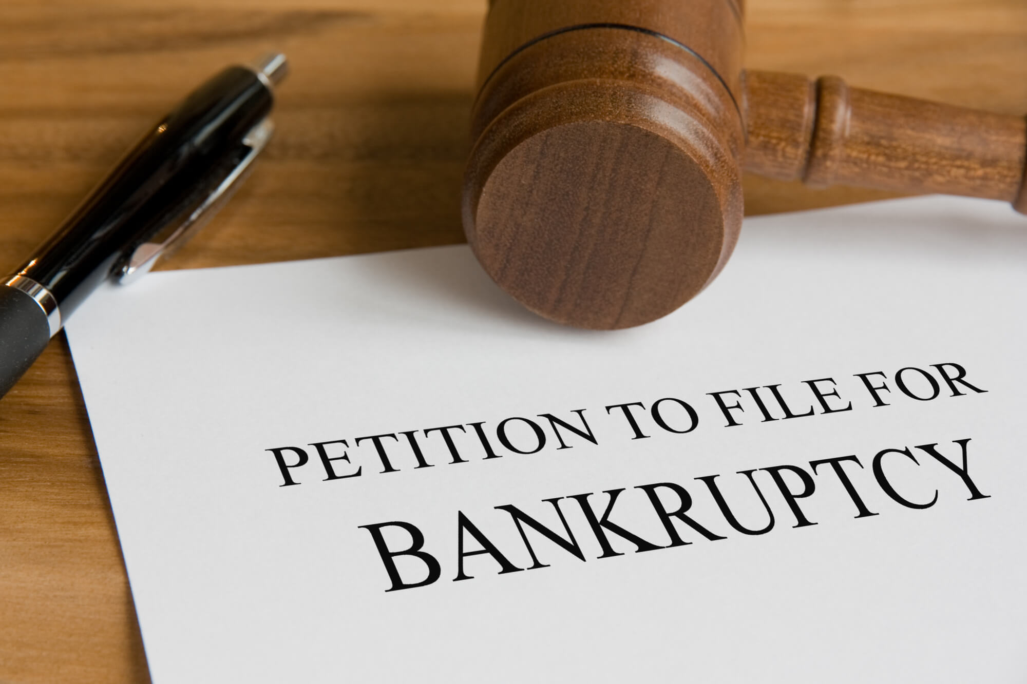 return to file for bankruptcy